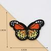 Pack Of 10 Embroidered Butterfly Iron on Patches Embroidered Fabric Patches Sew on Repair Patches For Clothing Jackets