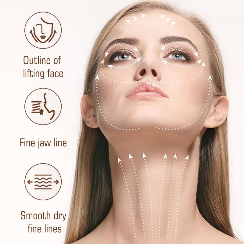 Facial Lift Mask Tightens Skin Reduces Fine Lines Creates Small V Face Replenishes Collagen Restores Skin Elasticity