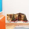 Snow Scene Sticker Christmas House Wall Sticker, Removable Self-Adhesive Decoration Decal Decal, PVC Waterproof Decorative for Holiday Window Stickers