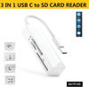 3 in 1 Kartenleser Typ-C/USB/Lightning zu XD SD TF Kartenadapter für Xiaomi Huawei USB C Handy Laptop Konverter