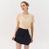 HuiT Linen Slub Side Tie ShorT Sleeve T