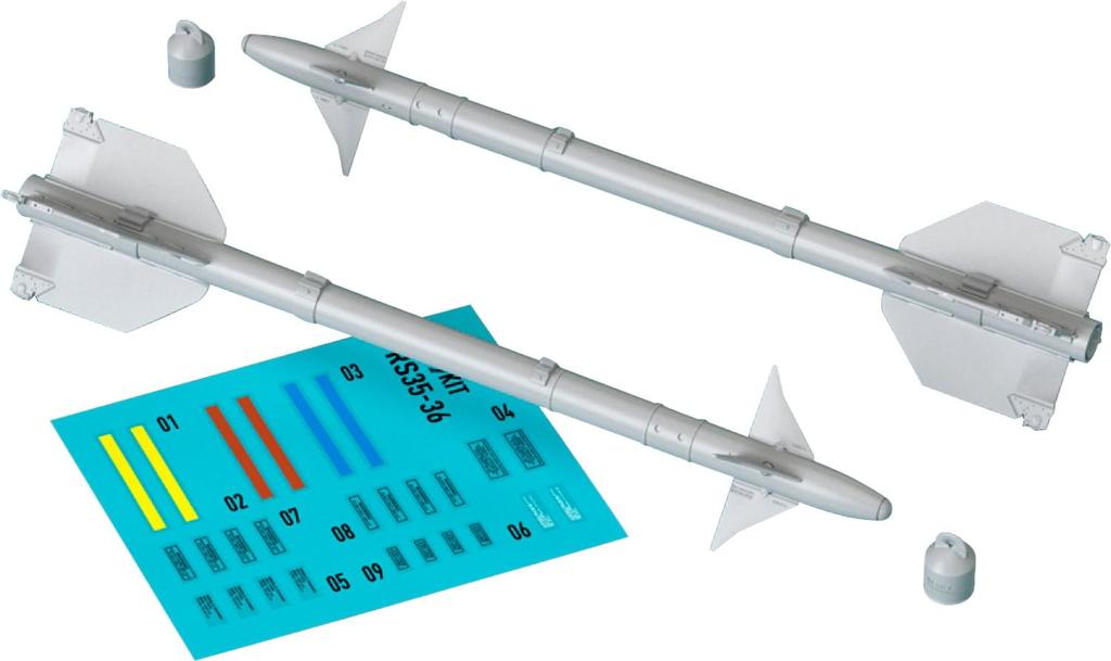 Reskit Sidewinder Missile 2 Pieces Plastic Model Parts 1/35 AIM-9L RSK35-0036