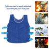 Ice Vest Adjustable Tightness Durable Chinlon Nylon Heat Relief Cooling Cold Vest for Men Summer Swelling