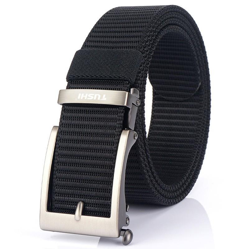 3.5 Nylon Belt Men's Canvas Young Students Korean Automatic Buckle