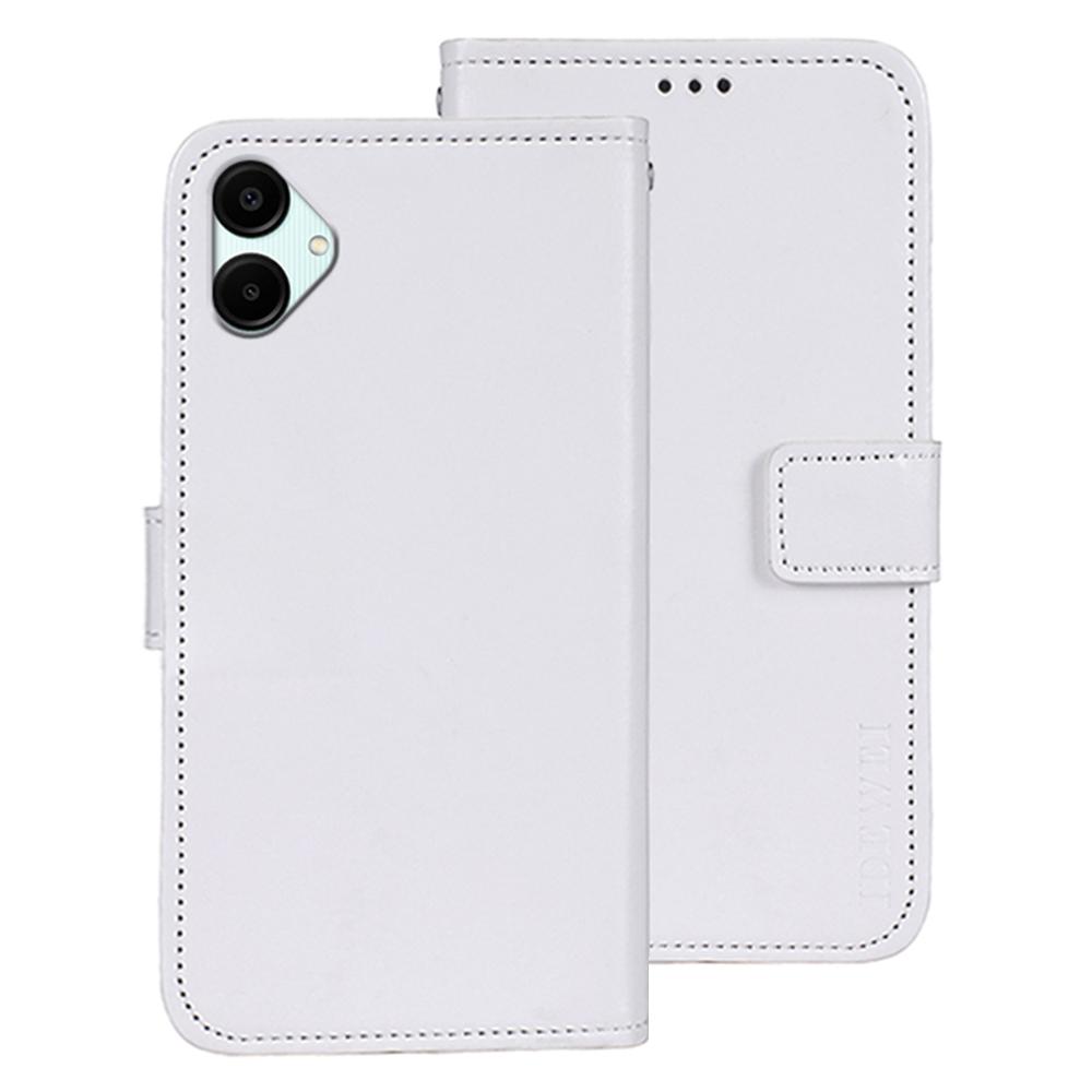 For Samsung Galaxy A06 5G Stand Case Crazy Horse Texture Leather Phone Cover