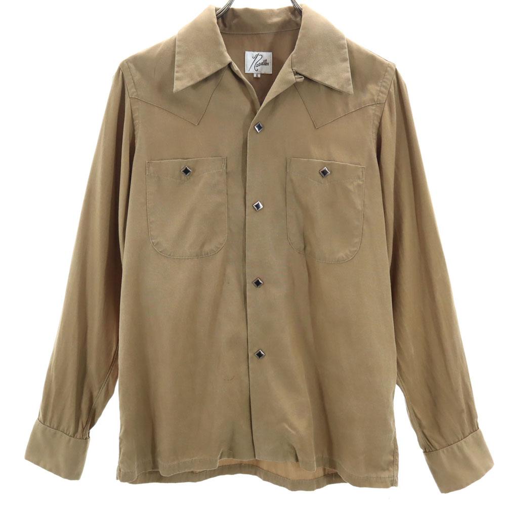 NEPENTHES Long sleeve shirt S Brown Men's Used