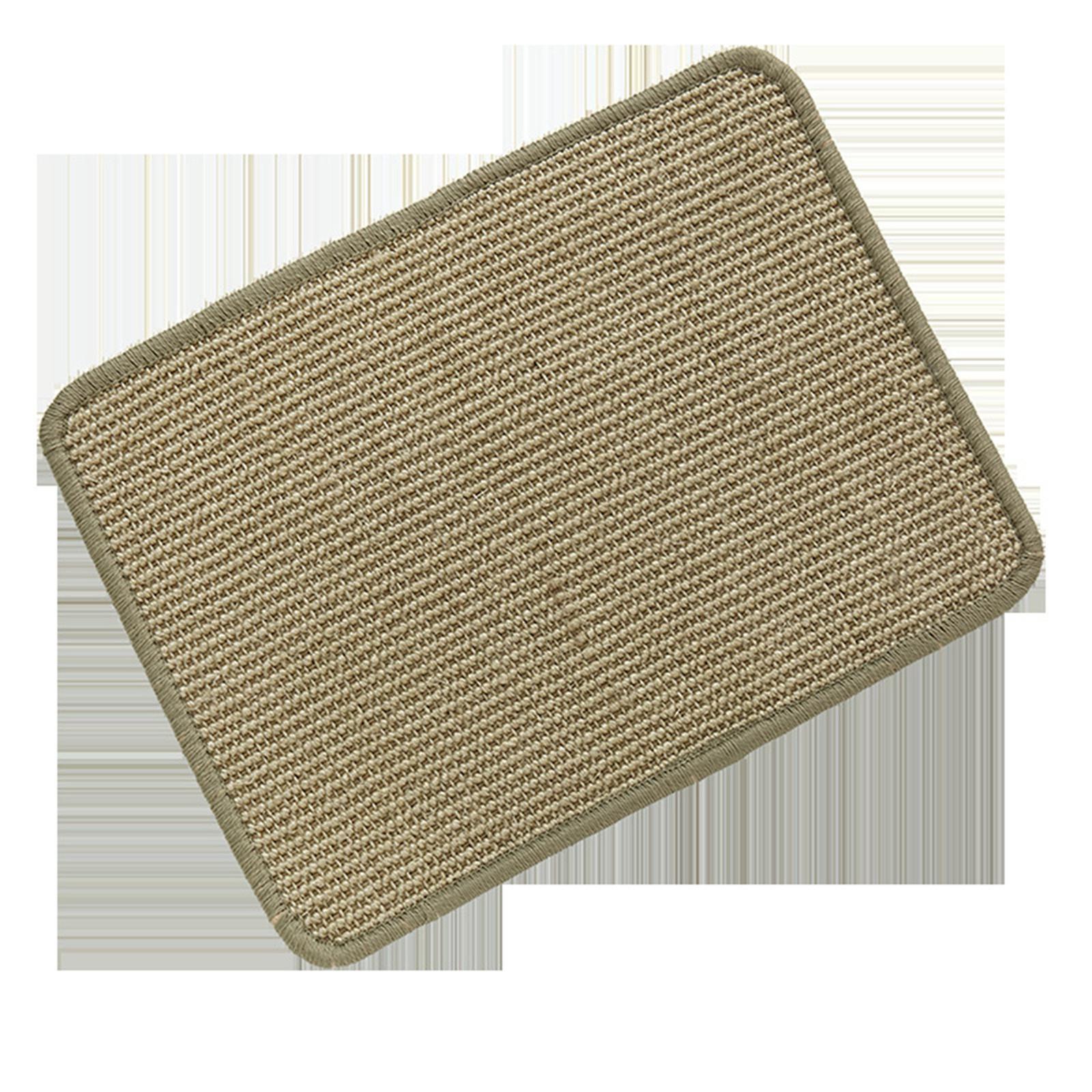 

Натуральный сизалевый коврик-когтеточка для кошек, горизонтальный коврик для царапания пола, коврик для царапания для кошек, для стачивания когтей и защиты мебели, 12*16 дюймов One Size