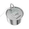 2.2L Stainless Steel Pet Water Fountain with Multi-Stage Filtration & Ultra-Quiet Continuous Flow for Cats