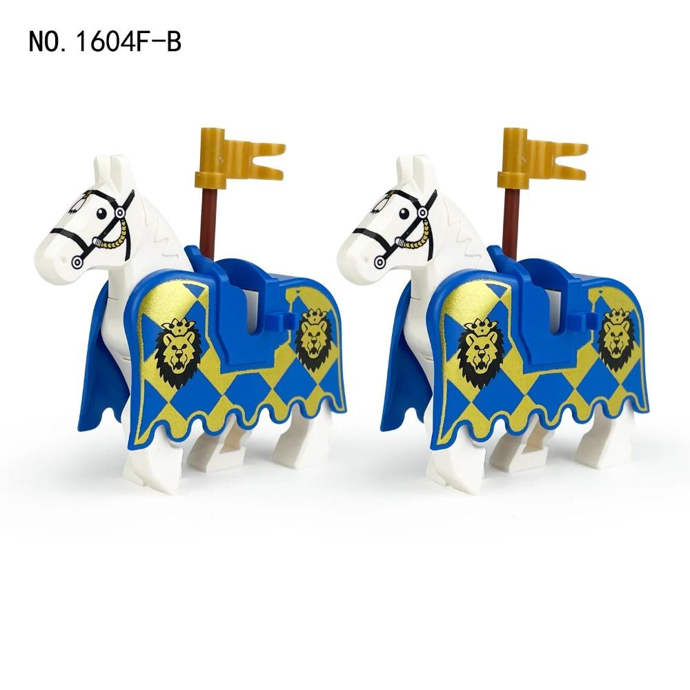 Military Building Blocks Solider Figures Mount War Horse Saddle Reins Adults Children Gifts Toys Animal Accessories Equipments