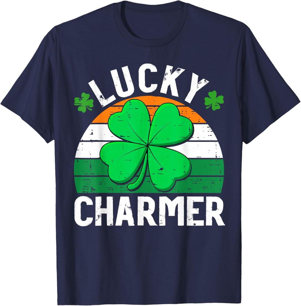 Irish Lucky Charmer Shamrock Funny St Patricks Day Unisex T-Shirt