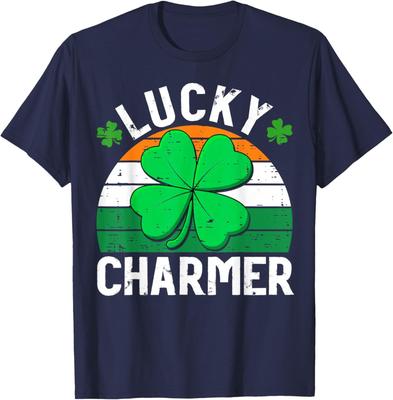 Irish Lucky Charmer Shamrock Funny St Patricks Day Unisex T-Shirt