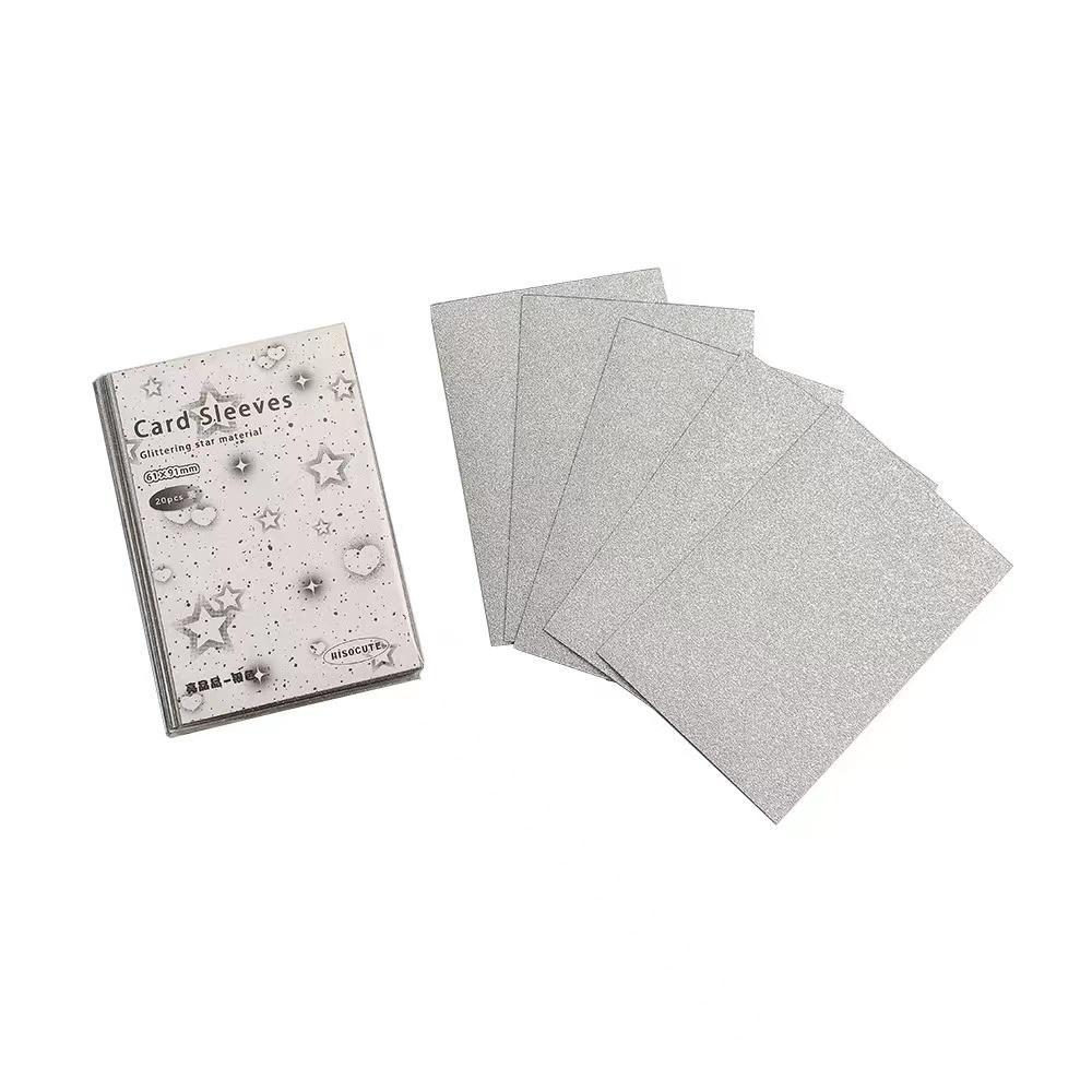 

20шт маленькие звезды мигающие карты рукава протектор для пленки держателя карты