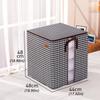 Foldable Quilt Storage Box Visiable Window Big Capacity Non-Woven Portable Clothes Organizer Baby Toys Rag Container Cases Items