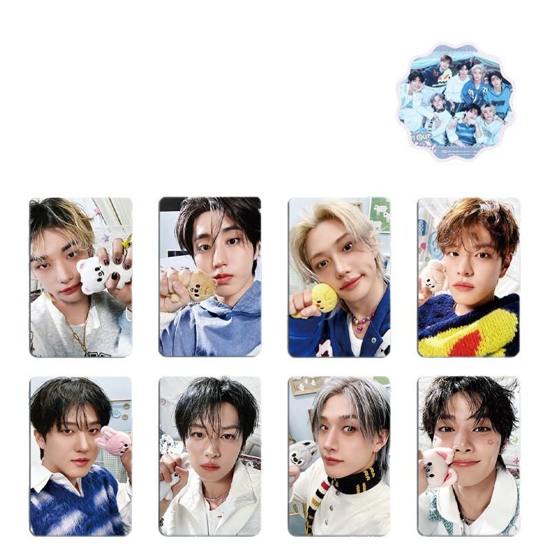 8Pcs Kpop Stray Kids Lomo Card "Stay In Our Little House" Weekly Small Card Full Card Felix Surrounding Area