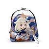 Classic Genshin Impact Paimon Backpacks Boys/Girls Pupil School Bags 3D Print Keychains Oxford Waterproof Cute Small Backpacks