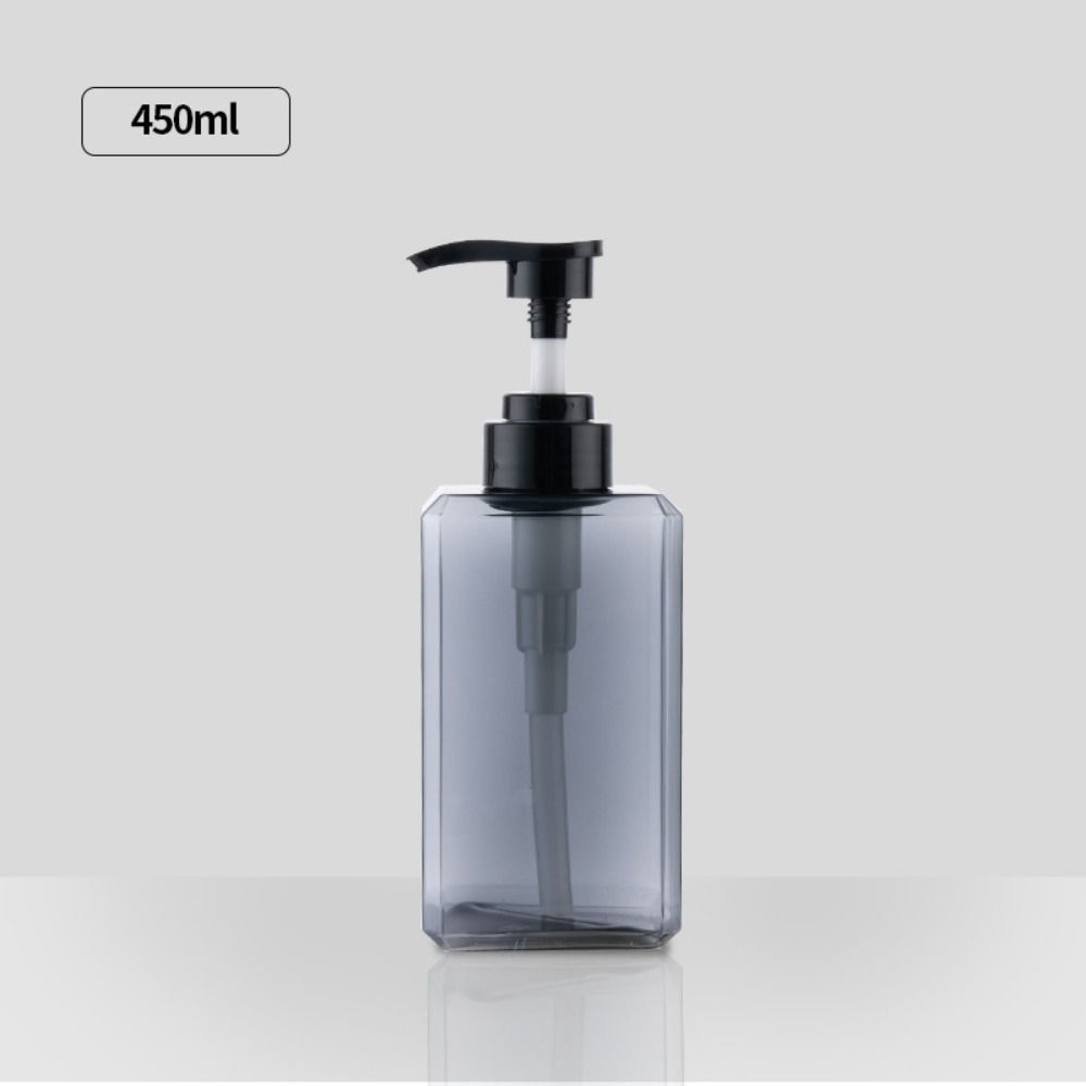 Square Liquid Soap Dispenser Plastic Shampoo Press Empty Bottles New Storage Bottles