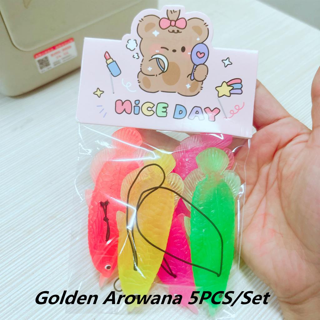 10db/készlet Gyerek puha gumi aranyhal baba fürdőjátékok gyerekeknek szimuláció mini aranyhal vízi totyogó vidám strand ajándékok