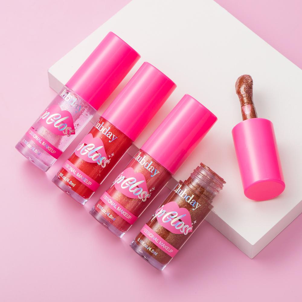 12-color multi-color lip gloss, moisturizing and easy to apply.