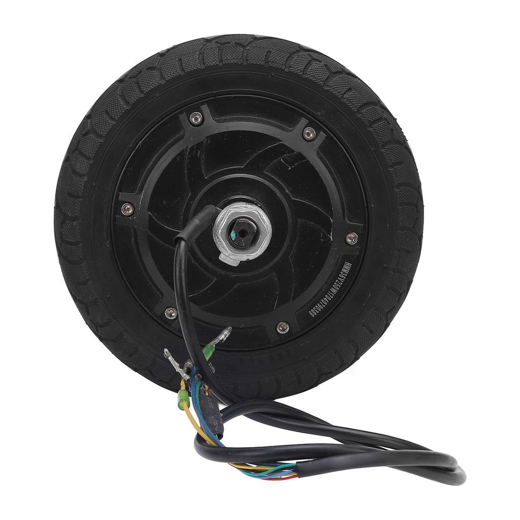 8 Inch Electric Scooter Hub Motor 36V 350W Brushless Hub Motor with Tire 200mm Diameter 45mm Tire Width 70mm Opening