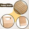 Bamboo Clothes Scrub Board Manual Tool for Home Laundry Use