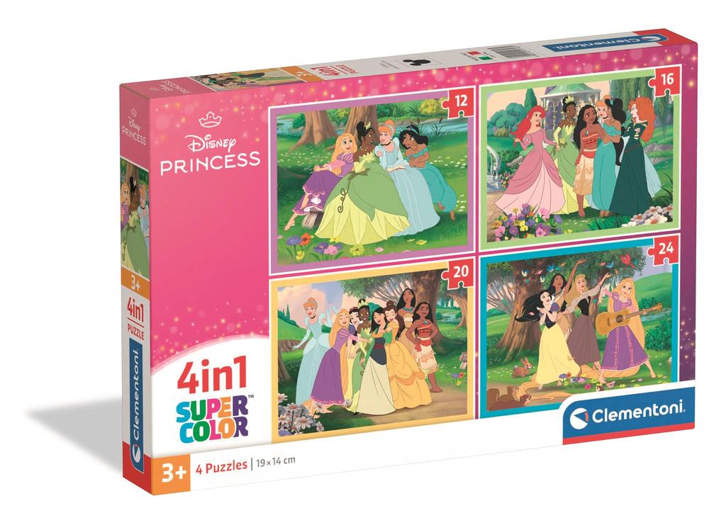 4 In 1 Puzzle. Great Color. Disney Princess
