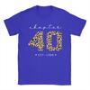 Leisure Vintage 1986 40th Birthday TShirt for Unisex Round Collar 100 Cotton T Shirt Short Sleeve Tee Shirt 6XL Clothes