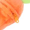 Mini Cute Rabbit In Carrot Plush Toys Keychain Anime Brown Lop Eared Bunny Pendant Stuffed Doll Gift