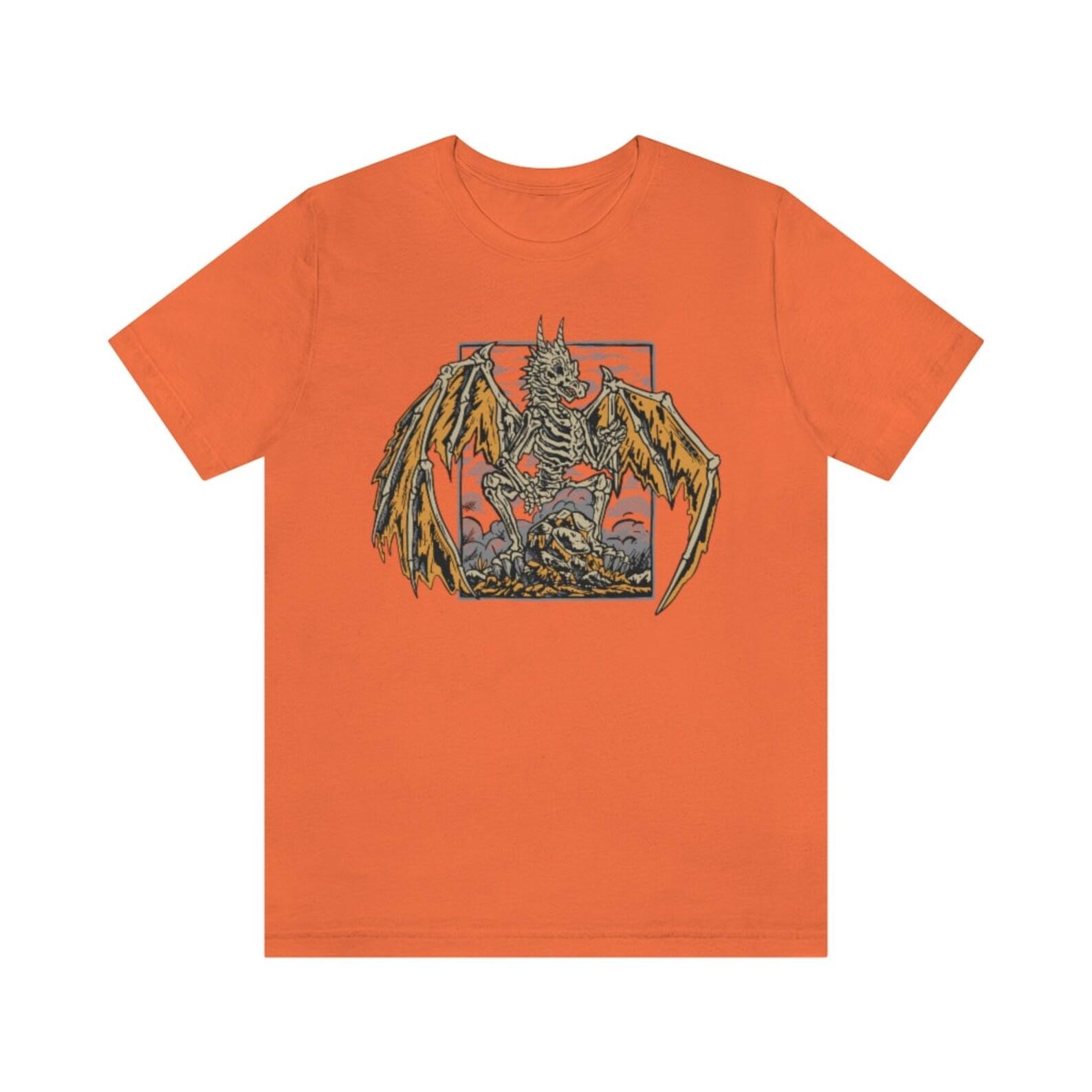 Skeleton Dragon Bella Canvas Unisex Jersey Short Sleeve Tee 130