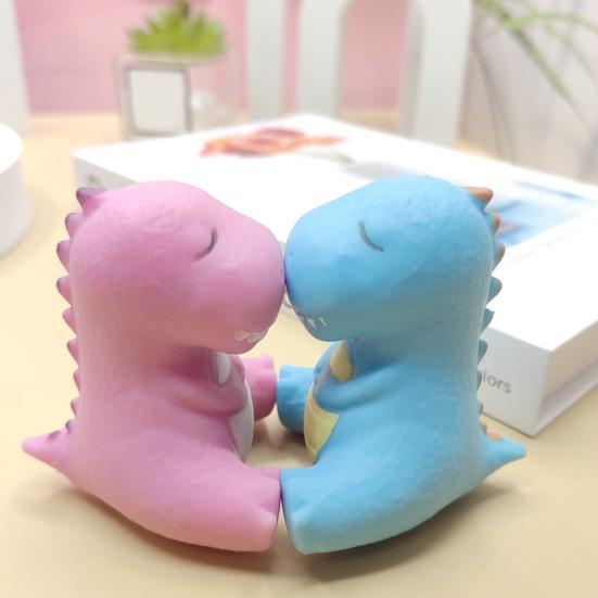 Amusing Creative Shape Relieve Boredom Reusable Funny Cartoon Dinosaur Squeezable Toy for Kid Sensory