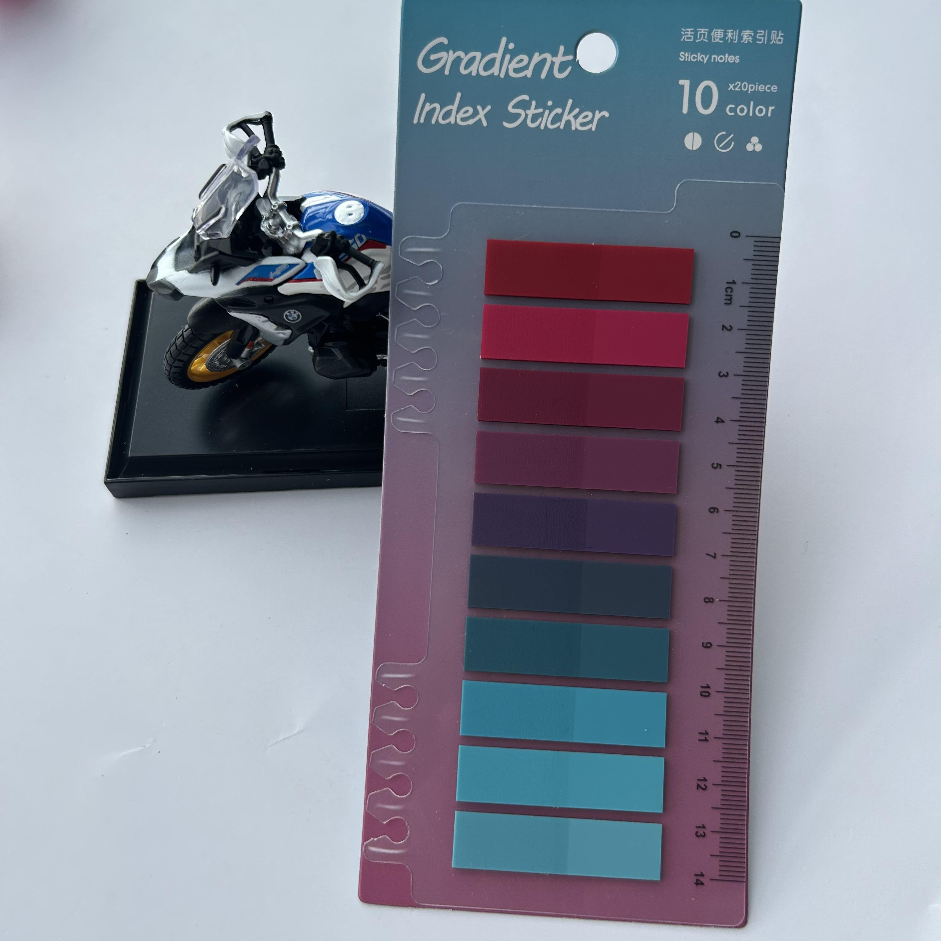 

200 Sheets Para Libros Transparent Self-Stick NotesTabs Stickers Bookmarks Reading Annotation Books Markers Notebook