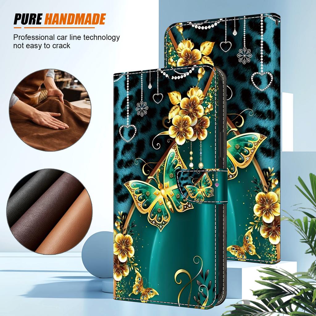 3D Painted Patterns Wallet Flip Leather For Honor 200 90 70 50 X40 X9A 10i 20i 30i 20E 9 20S X7 X8 X9 X30 Pro Lite 4G/5G Case