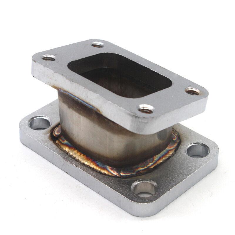 T3-T2 T25 T28 Turbo Charger Manifold Flange Adapter Turbine Conversion Stainless Steel