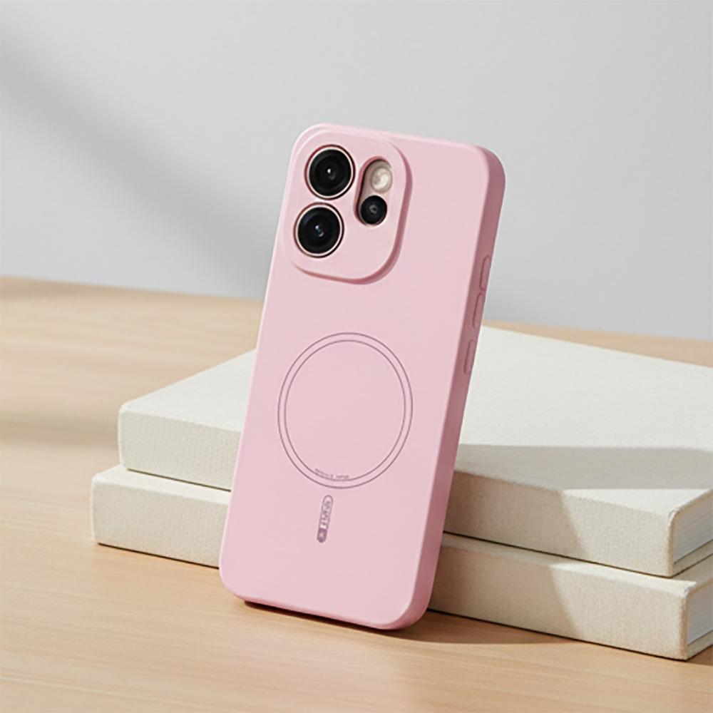 Case for Oppo Reno 15 F / 15 FS, Silicone Lite, for MagSafe, pink