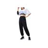 Li Ning Casual Running Tapered Loose Knit Sports Pants Women Pants Standard-Black AYKT525-1