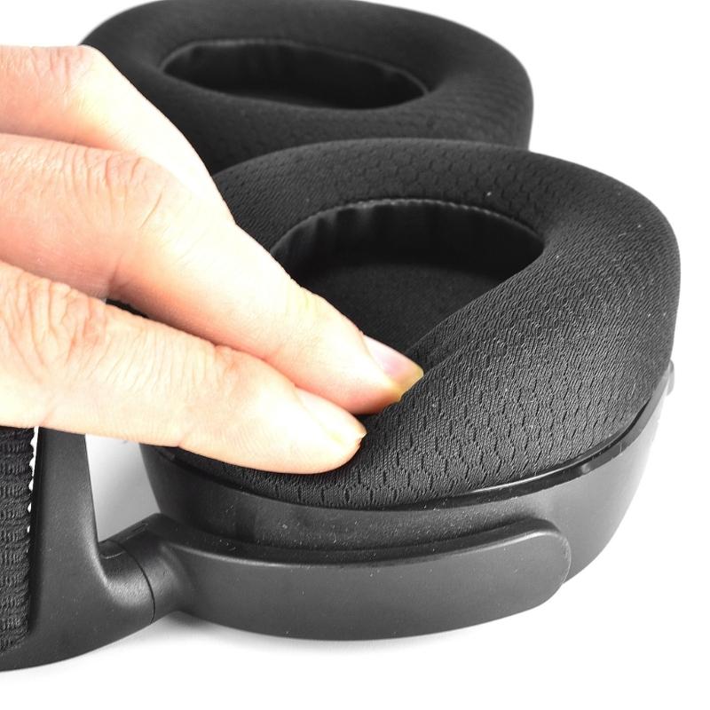 Replacement Ear Cushions For ROG Pelta Headsets Earpads with Soft Memory Foam Breathable Fabric Earcups Earmuff Ear Pad