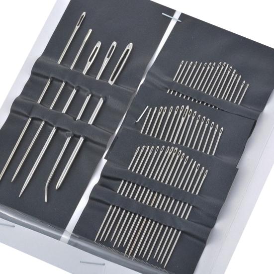 55 pezzi/set set di spilli in acciaio inossidabile per la casa, artigianato fai da te, aghi da cucito di diverse dimensioni