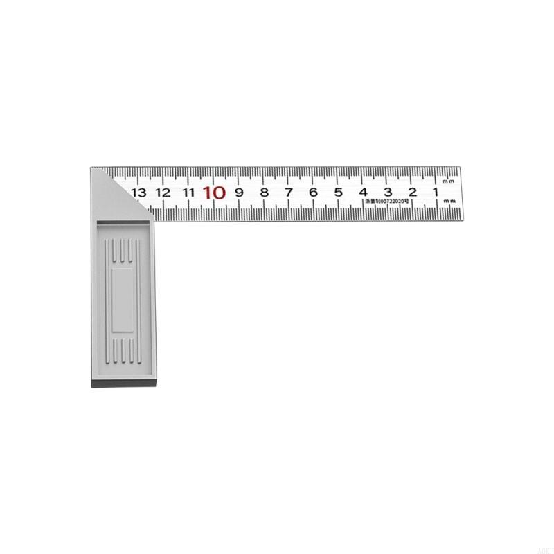 Clear Scale Square Angles Ruler Tool For Craftsmen Builders Accurate Measurement A0KF