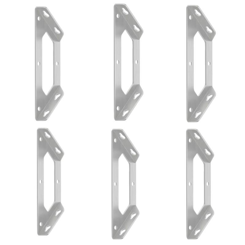 5.63-inch Triangular Support Frame Furniture Bracket Universal Corner Code Fastener, Suitable for Tables, Chairs, and Beds