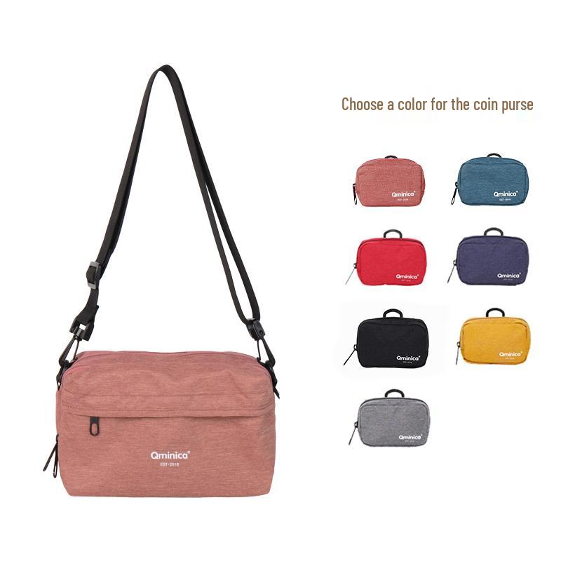 Black Waterproof Multifunctional Travel Passport Chest Bag - Portable, Large Capacity Crossbody Stroller Bag