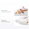 Scarpe da skate casual basse in pelle sintetica Anno della Tigre Giappone S per bambini Scarpe da skate per bambini Bianco Oro Rosso 1204A094-100