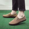 New Spring and Autumn Models Beef Tendon Sole Single Shoes Men's Work Shoes Non-slip Soft Sole Medium and Old Dad Shoes Lazy Cloth Shoes Comfortable