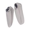 2Pcs Set Car Front Seat Armrest Cover Leather Waterproof Good Toughness Replacement for Tian Siena 2005‑2010Grey