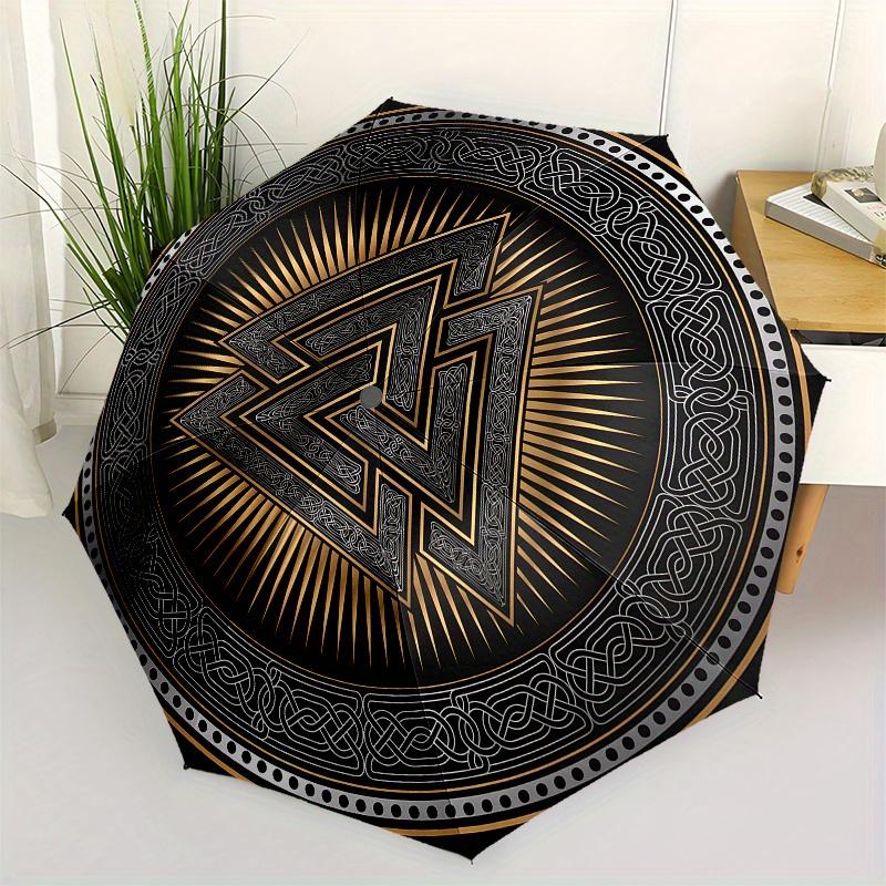 Valknut Norse Viking Symbol Tapestry Wall Hanging Decor Umbrella, Christmas Gift Y273