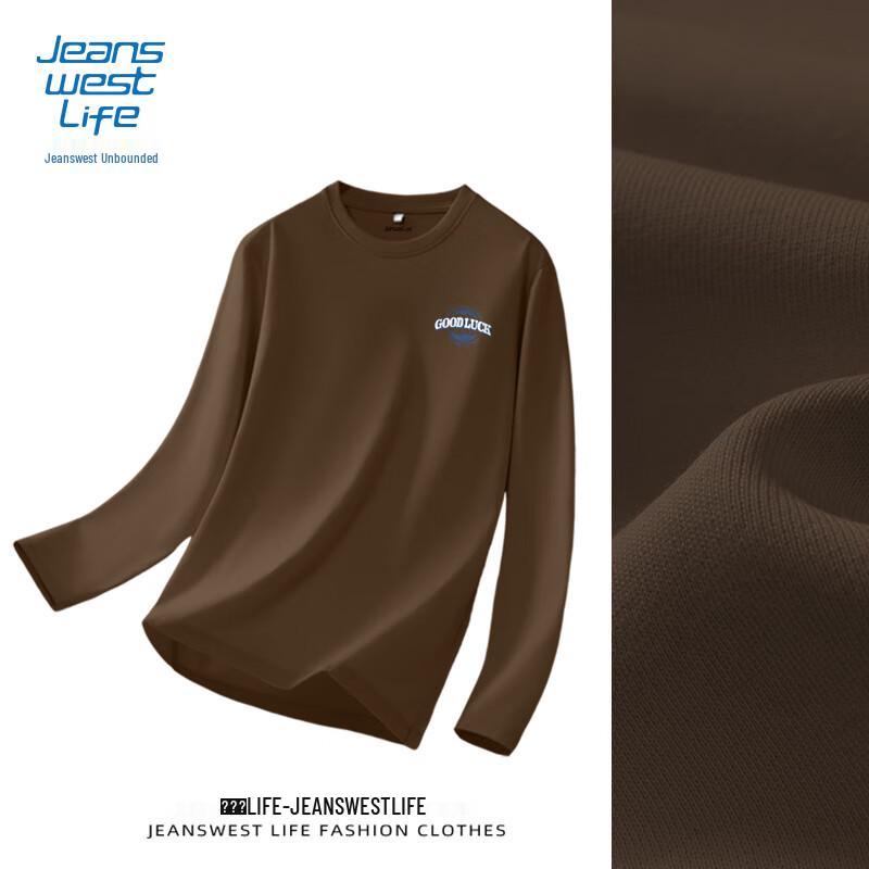 Jeanswest Life Unisex Pure Cotton Long-Sleeve T-Shirt