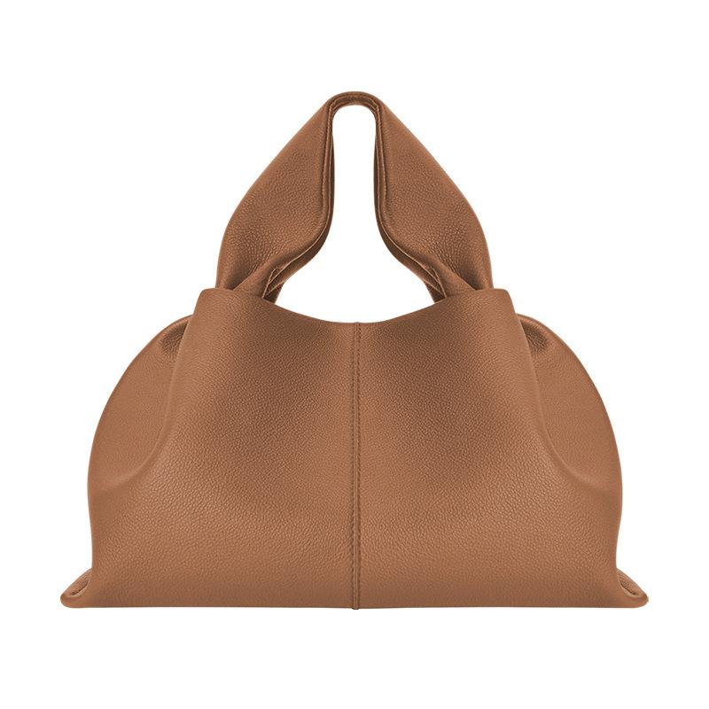 Knödel Wolken Tasche Neue Französische Nischen Design Handtasche Echte Ledertasche