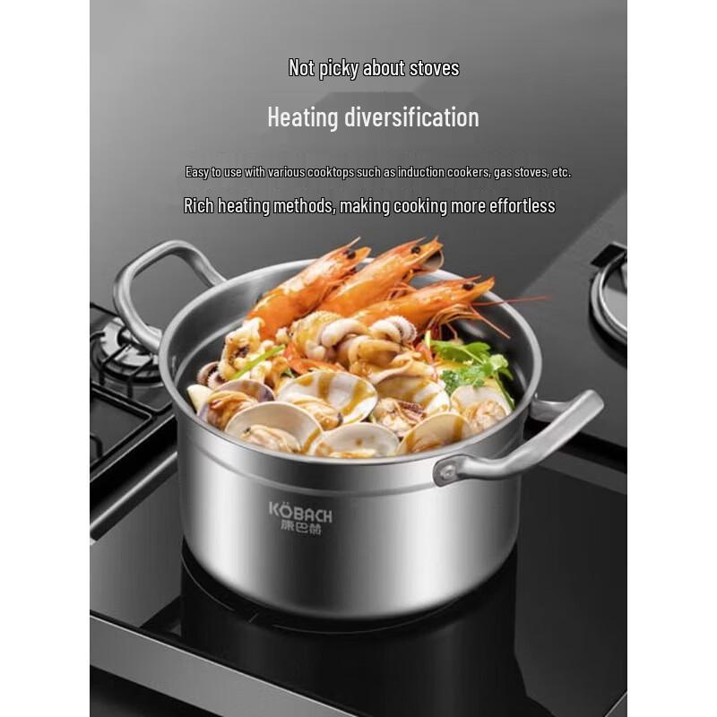 KOBACH 304 Stainless Steel Soup Pot