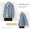Dnzzs Slim Fit Denim Casual Denim Stylish Long Sleeve Outerwear for Spring and Autumn Men's Jacket, Jacket,