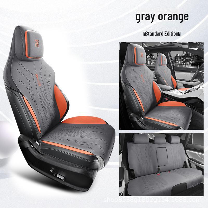 

Suede Breathable Seat Cover for BYD Song Plus DMI - All-Season Ventilation Cushion Custom Fit