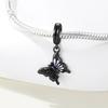Copper Black Butterfly Y2K Style Original Pendants Bracelet Charms Jewelry Party Beads Diy Gifts Accessory