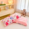 Soft Removable Kids Bean Pillow Toddlers 30x50cm Rectangular Fiber Fill Lightweight Comfort Support
